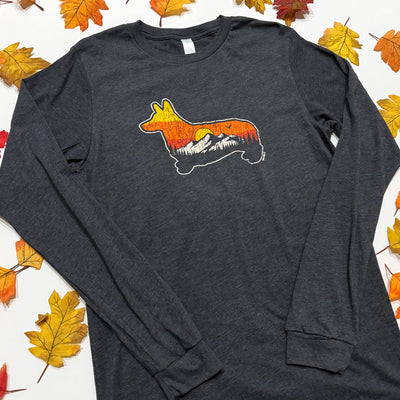 Corgi When Nature Calls Long Sleeve Tee Shirt