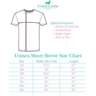 Donut Corgi Short Sleeve T-Shirt