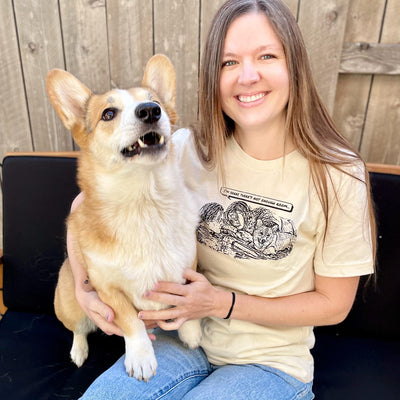 Corgi Life Raft Short Sleeve Tee Shirt