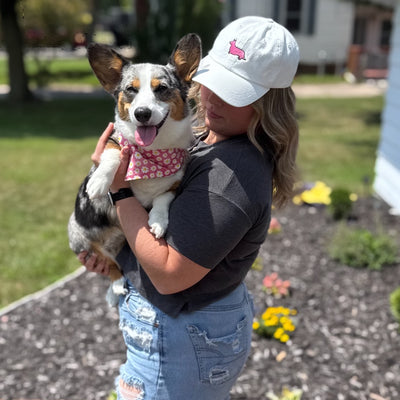 Signature Pink Logo Baseball Hat (Cardigan w/Tail)