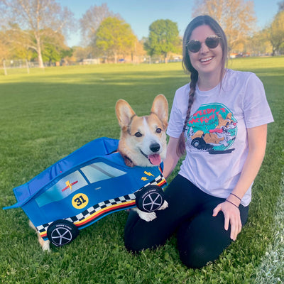 Speedy McFluffy's Hot Rod Shop Tee Shirt (Pembroke - Multiple Coats)