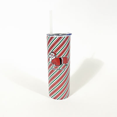 Corgi Mall Santa 20oz Skinny Tumbler