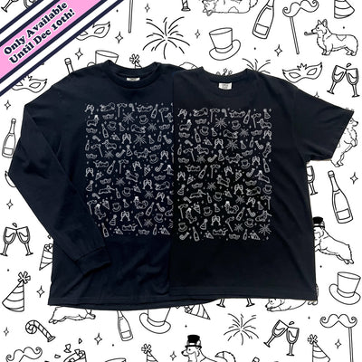 New Year's Eve Party Essentials Long Sleeve Tee Shirt (Limited Release)