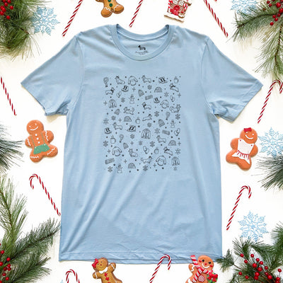 Corgi Winter Wonderland Tee Shirt