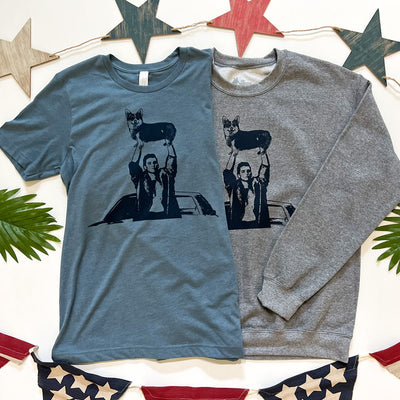 Say Corgi Things Retro Sweatshirt