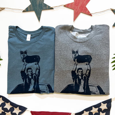 Say Corgi Things Retro Sweatshirt