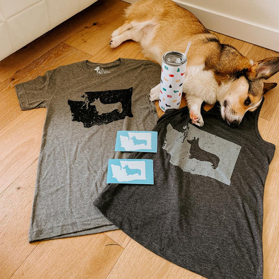 Washington State Corgi Short Sleeve Tee