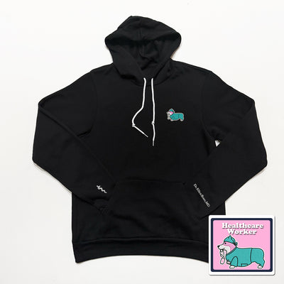 Corgi Healthcare Worker Personalized Hoodie