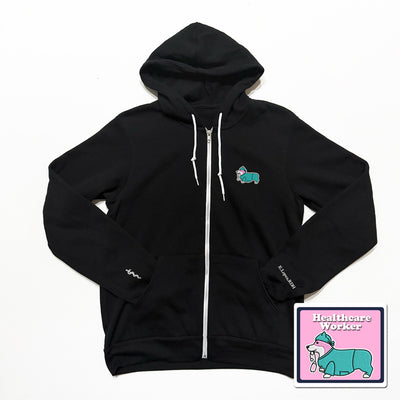 Corgi Healthcare Worker Personalized Hoodie