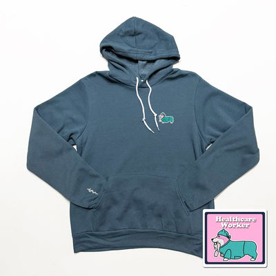 Corgi Healthcare Worker Personalized Hoodie