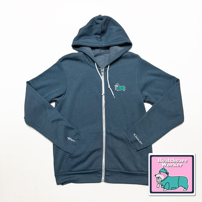 Corgi Healthcare Worker Personalized Hoodie