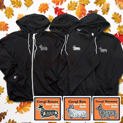 CG 2026 Halloween Glow In The Dark Logo Hoodies