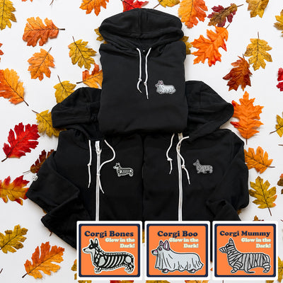 CG 2026 Halloween Glow In The Dark Logo Hoodies