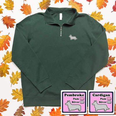 CG Signature Logo Quarter Zip Pullover Sweatshirts (Multiple Coats & Colors)