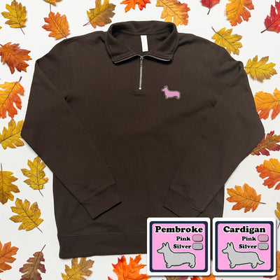CG Signature Logo Quarter Zip Pullover Sweatshirts (Multiple Coats & Colors)