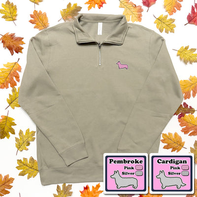 CG Signature Logo Quarter Zip Pullover Sweatshirts (Multiple Coats & Colors)