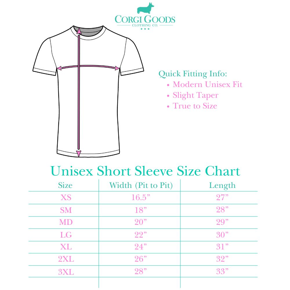 Corgi Dancing Retro Short Sleeve Tee Shirt