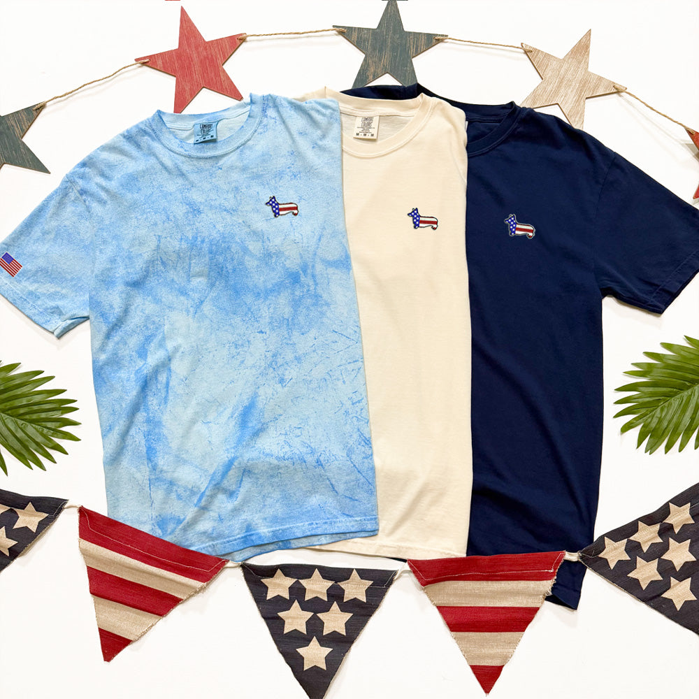 Corgi USA Short Sleeve Tee Shirt (Multiple Colors)