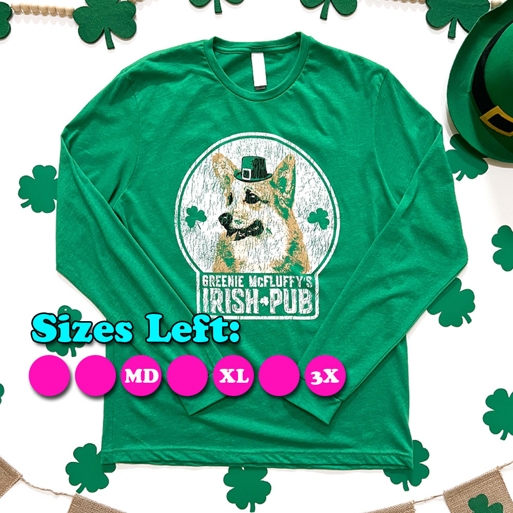 CG Greenie McFluffy's Irish Pub 2025 Long Sleeve Tee