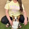 "NEW" CG Corgi Mom Varsity Spring Short Sleeve Tee Shirt