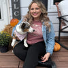 Pumpkin Spice Life Short Sleeve Tee Shirt (Cardigan w/ tail)