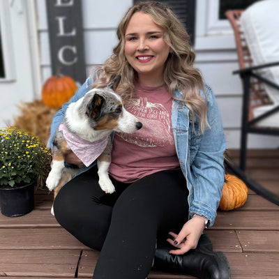 Pumpkin Spice Life Short Sleeve Tee Shirt (Cardigan w/ tail)