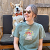 Furrytail Mushroom Corgi Short Sleeve Tee Shirt