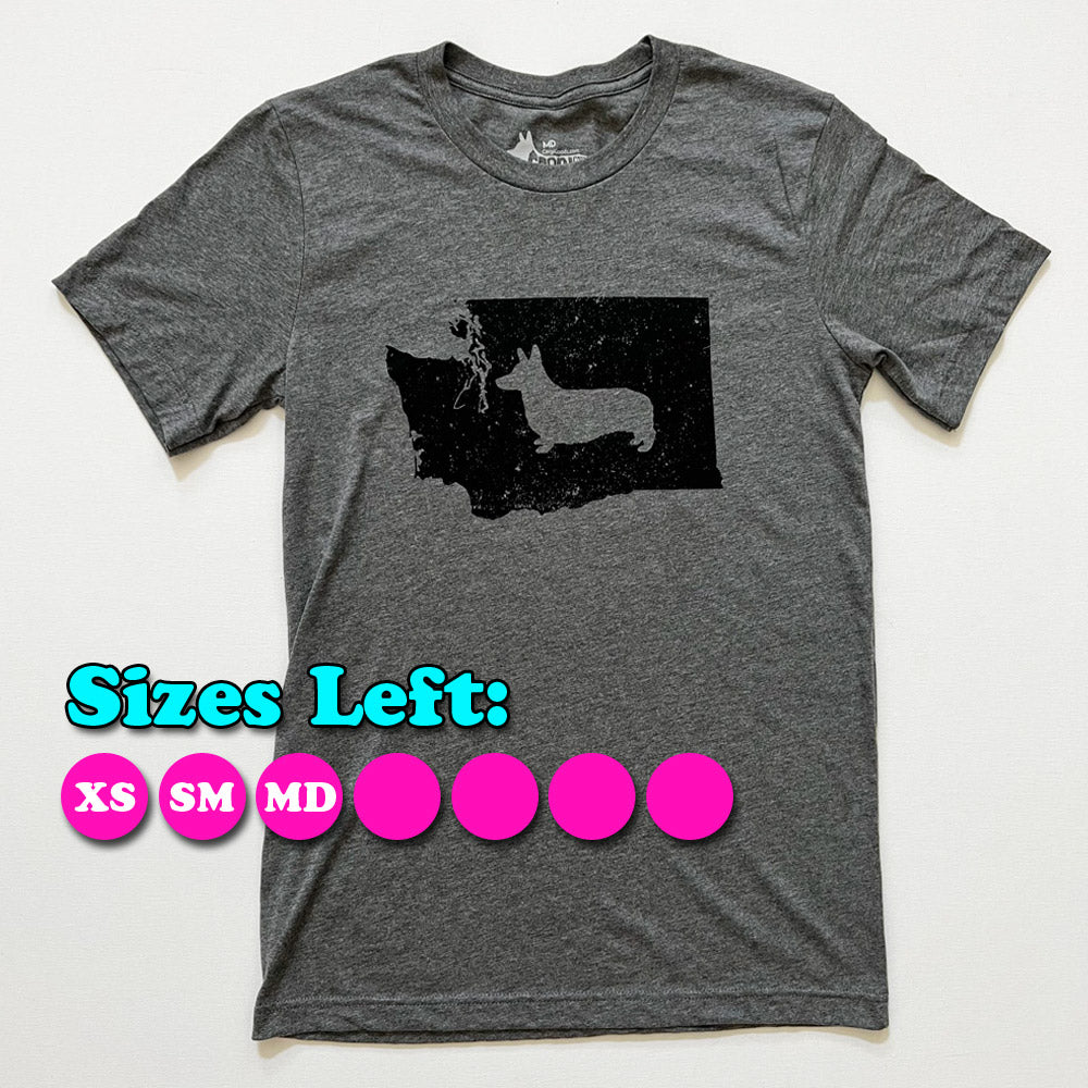 Washington State Corgi Short Sleeve Tee