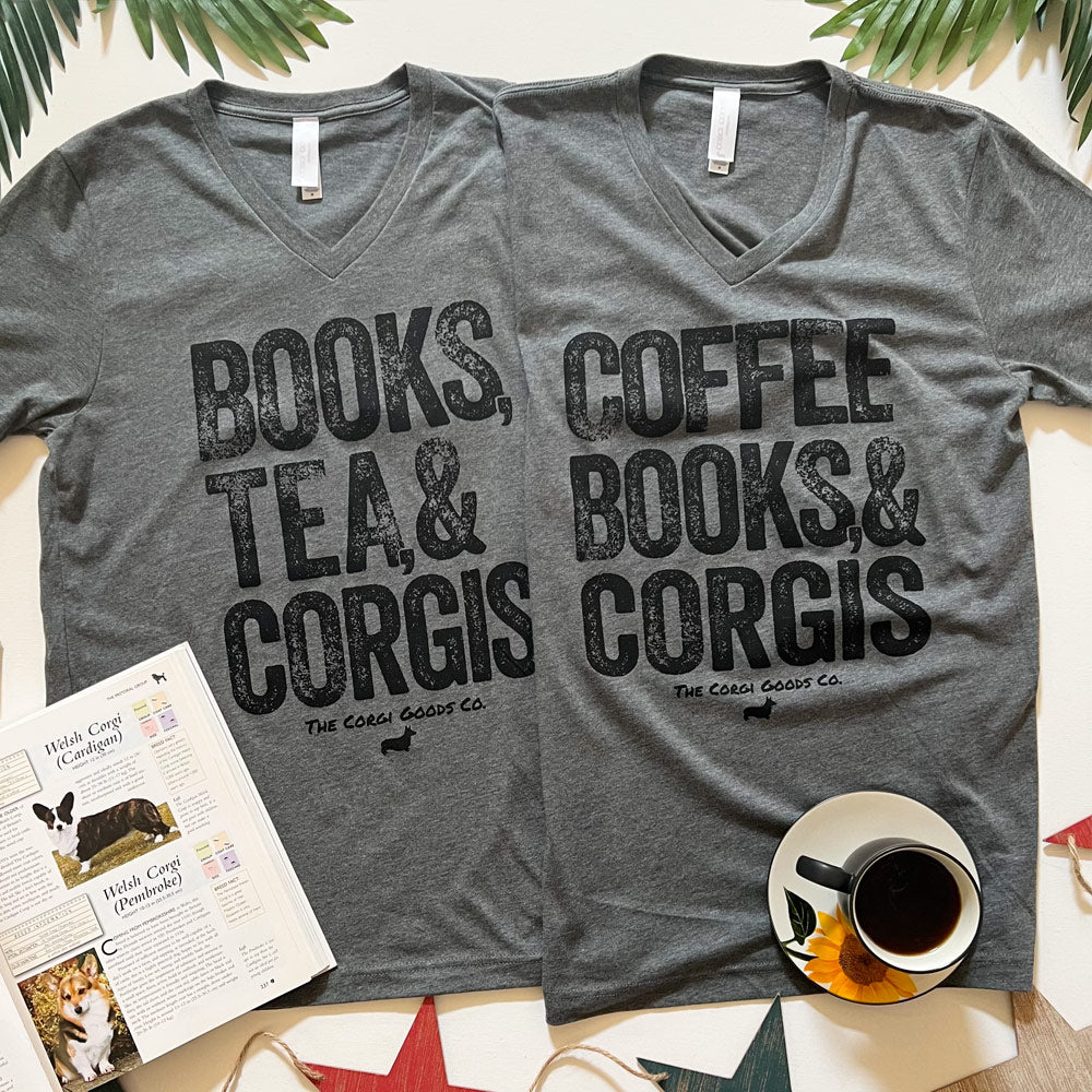 Evening Plans V-Neck Tee Shirt (Coffee Version)