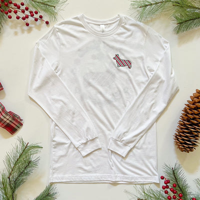 "NEW" CG Christmas Home Tee Long Sleeve Tee Shirt