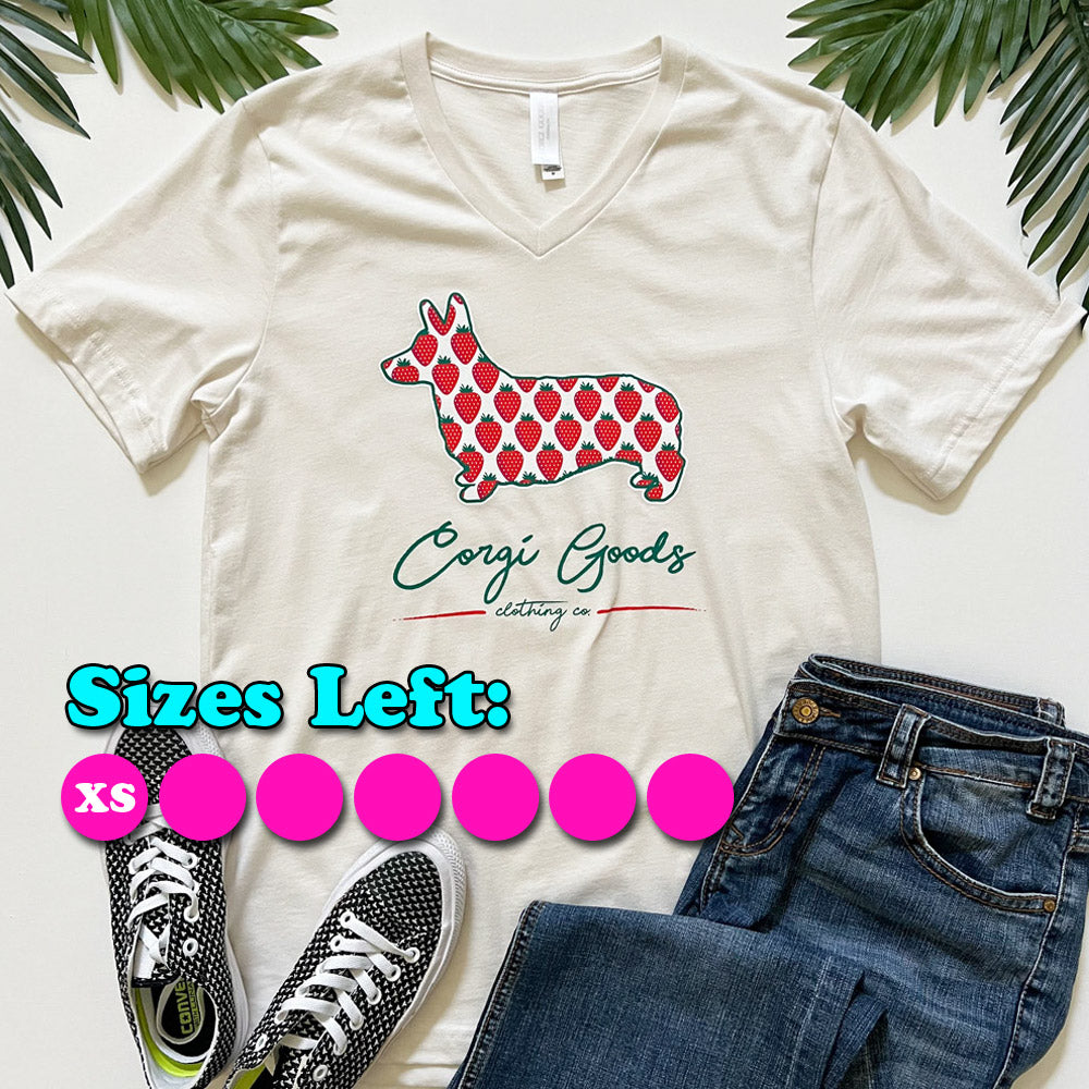 CG Signature Series Strawberry Season Short Sleeve V-Neck T-Shirt