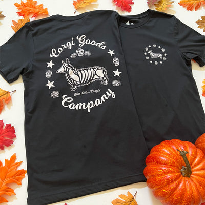 CG Halloween “Dia De Los Corgis” Short Sleeve Tee Shirt