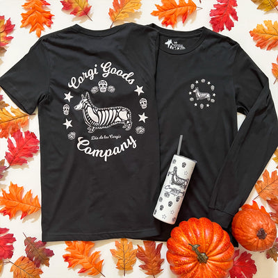 CG Halloween “Dia De Los Corgis” Short Sleeve Tee Shirt