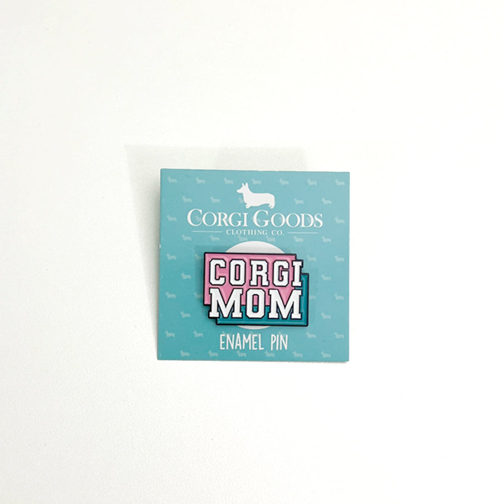 CG Corgi Mom Pin