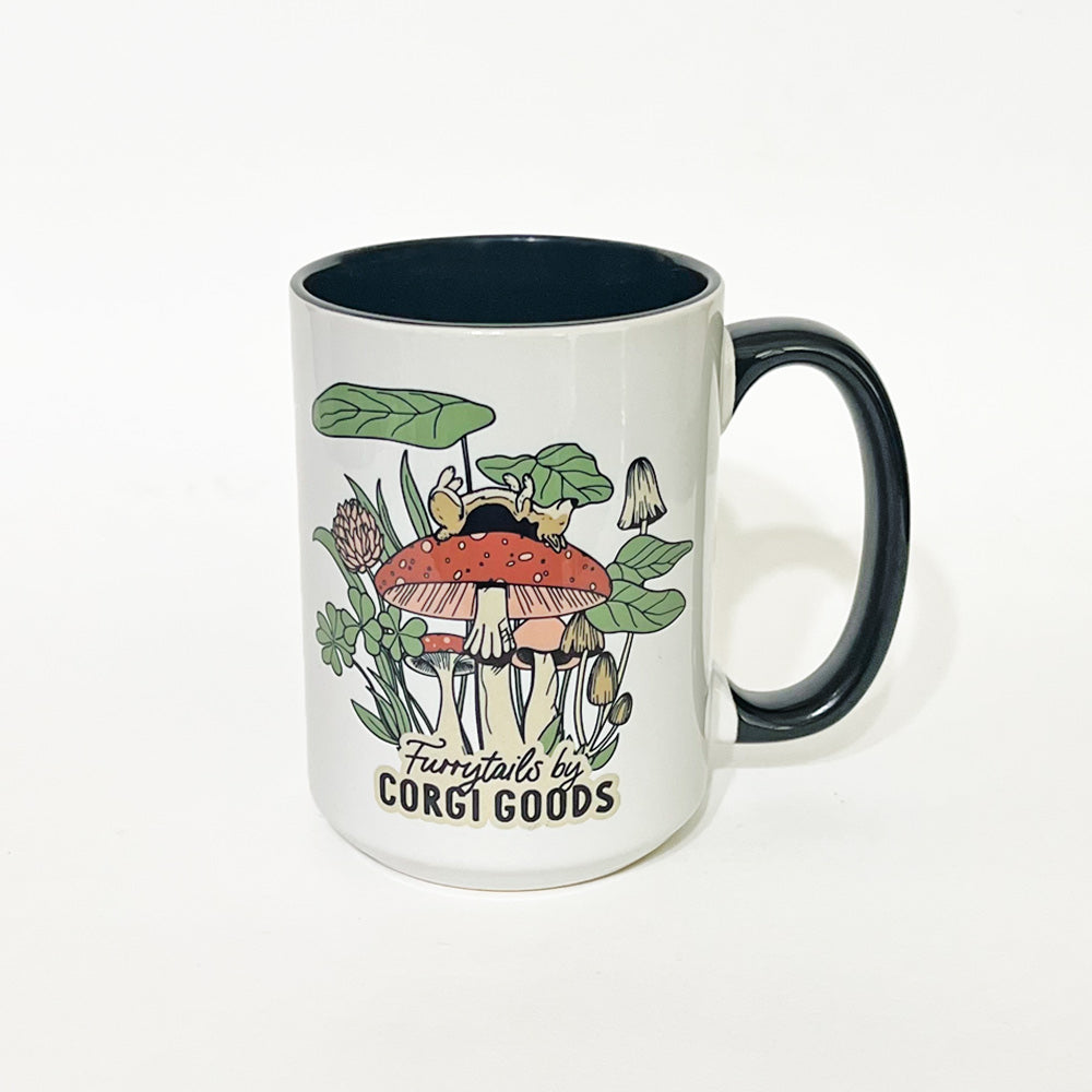 CG Furrytail Mushroom Corgi Jumbo Mug