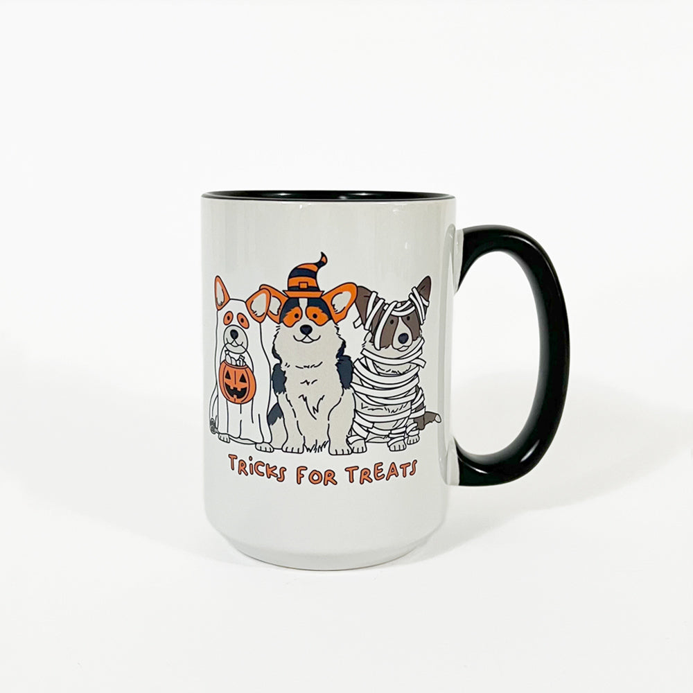 Halloween Tricks for Treats Jumbo Mug