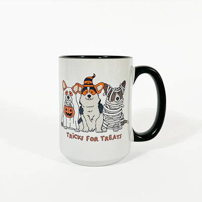 Halloween Tricks for Treats Jumbo Mug