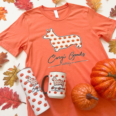 CG Signature Series Pumpkin Print Short Sleeve Tee Shirt