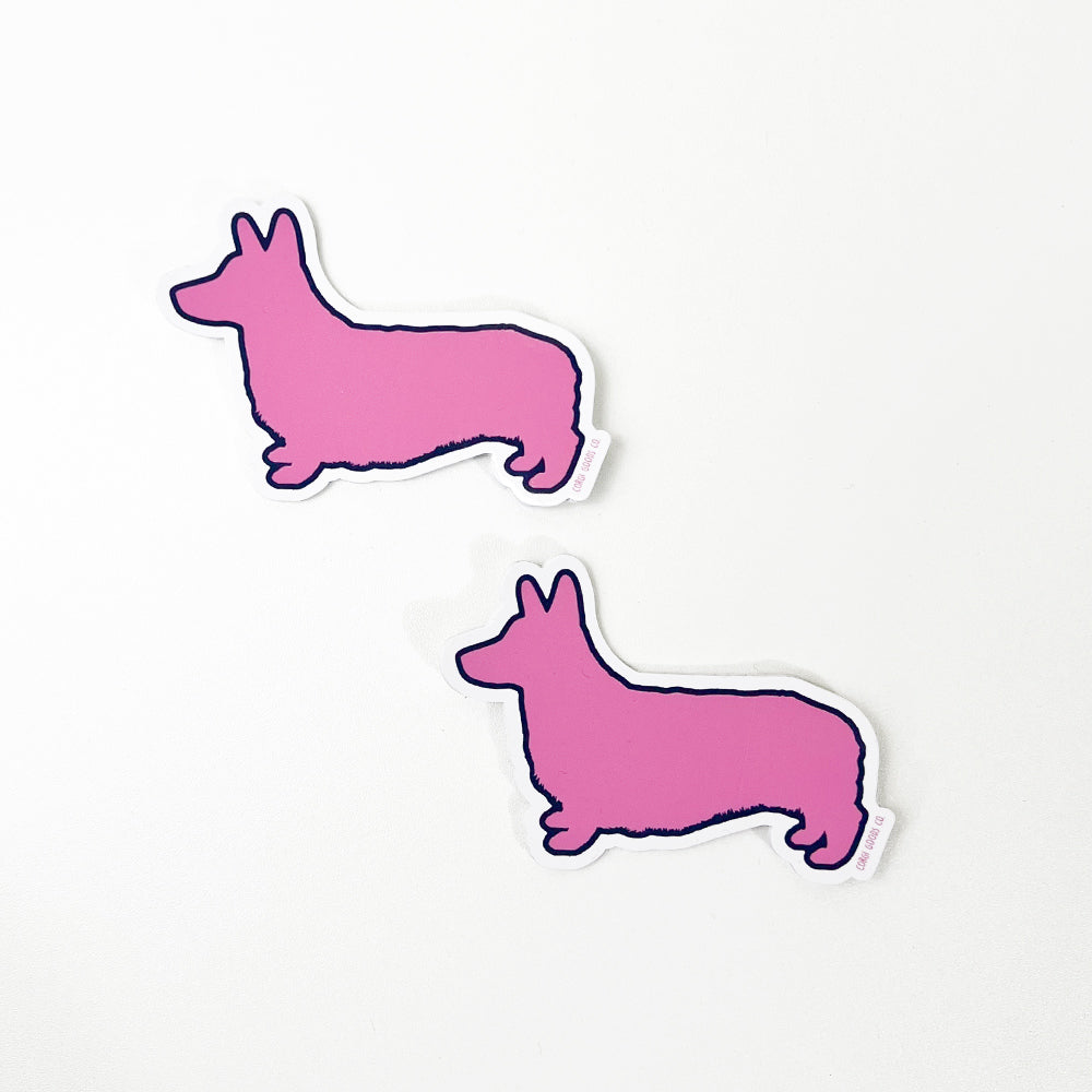 CG Signature Pink Logo Sticker 2-Pack