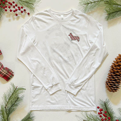 "NEW" CG Christmas Home Tee Long Sleeve Tee Shirt