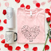 CG Corgi Heart V-Neck Tee Shirt