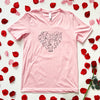 CG Corgi Heart V-Neck Tee Shirt