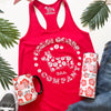 CG Corgi Hibiscus Logo Ladies' Racerback Tank