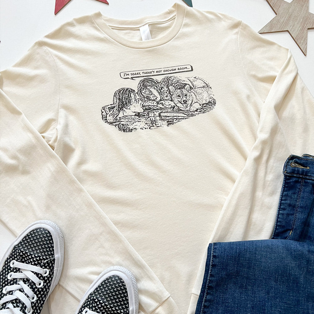 Corgi Life Raft Long Sleeve Tee Shirt