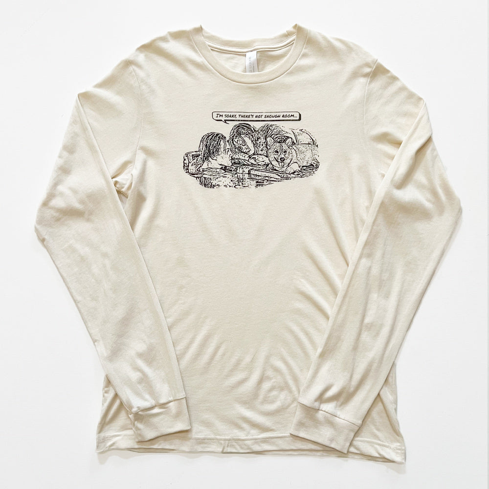 Corgi Life Raft Long Sleeve Tee Shirt