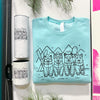 CG Corgi Ski Bum Crewneck Sweatshirt