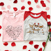 CG Corgi Heart V-Neck Tee Shirt
