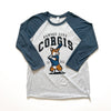 CG Kansas City Corgis Baseball '24 3/4 Sleeve Tee Shirt