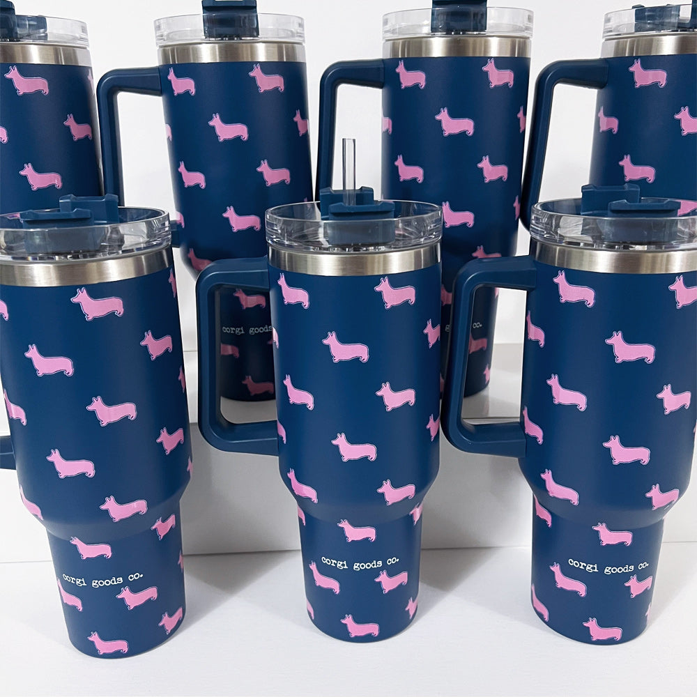 Signature Pink Logo 40oz Tumbler