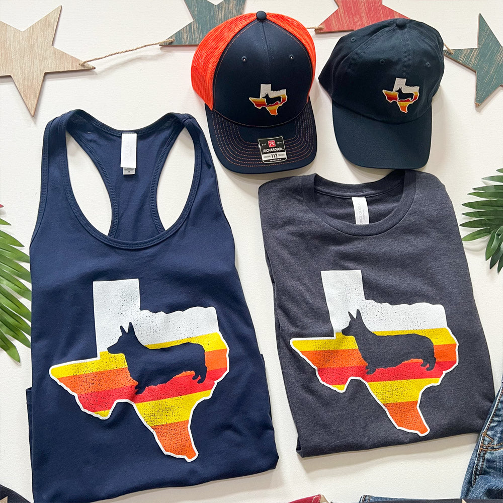 Space City Texas Corgi Short Sleeve Tee